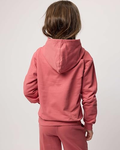 Real Essentials 3 Pack: Girls' Soft Brushed Fleece Pullover Hoodie Sweatshirt With Kangaroo Pocket (Ages 4-16)