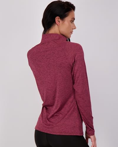 Real Essentials 3 Pack: Womens Dry-Fit Long Sleeve Quarter Zip & Full Zip Up Hoodie Workout Jacket (Available In Plus)