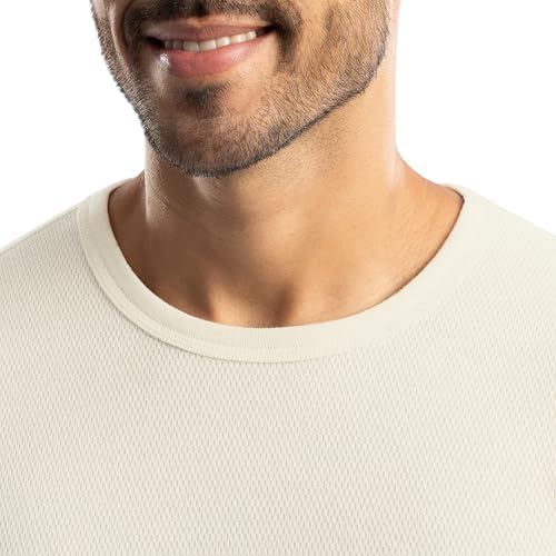 Realtree Mens Heavyweight Cotton Polyester Long Sleeve Thermal Underwear Top