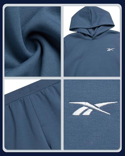 Reebok Boys' Active Shorts Set - 3 Piece Performance Mesh Hoodie Sweatshirt Gym Shorts And T-Shirt - Activewear Set (8-12)