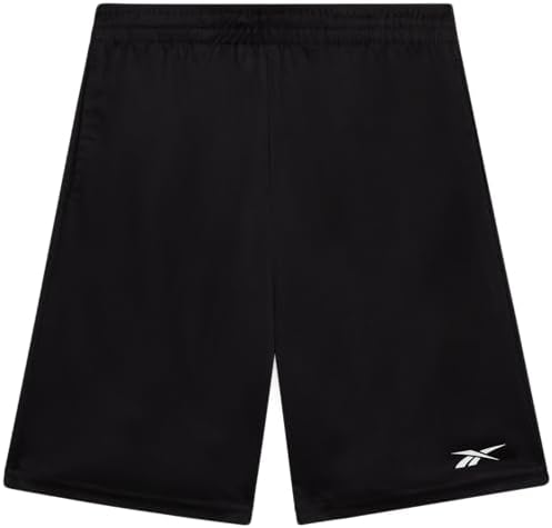 Reebok Boys Basketball Shorts - Lightweight Boys Shorts with Pockets & Drawstring - Close Hole Mesh Athletic Shorts for Kids