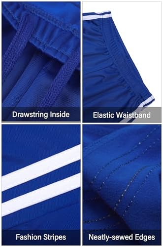 Resinta 4 Pack Boys' Fleece-Lined Open Bottom Sweatpants Boys Athletic Active Jogger Pants With Pockets And Drawstring