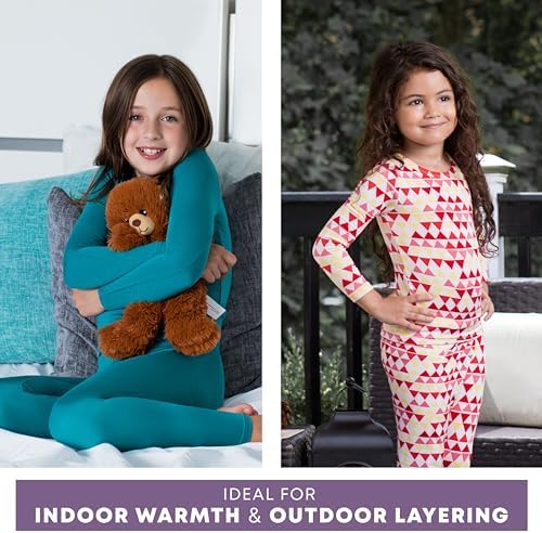 Rocky Thermal Underwear For Kids Girls Thermals Long Johns Underwear Base Layer For Cold Weather/skiing