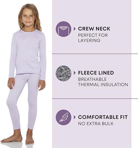Rocky Thermal Underwear For Kids Girls Thermals Long Johns Underwear Base Layer For Cold Weather/skiing