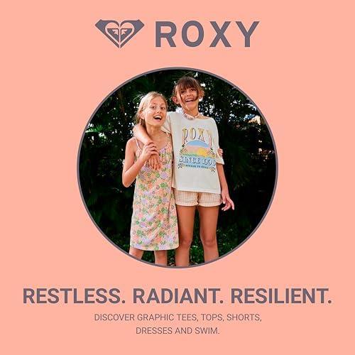 Roxy 女童超大套头圆领运动衫 柔软舒适