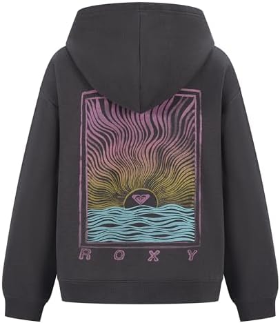 Roxy Girls' Full-Zip Fleece Hoodie Sweatshirt