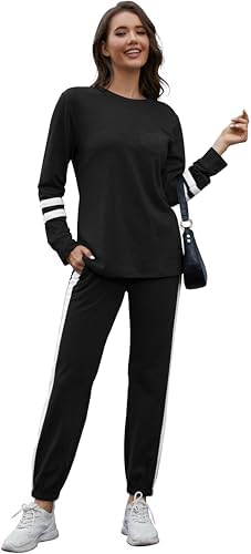 RUBZOOF Lounge Sets For Women 2 Piece Travel Sweatsuits Fall Outfits Loungewear Matching Clothing Set 2025 S-3XL