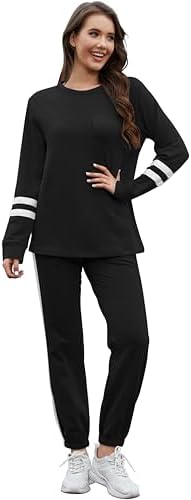 RUBZOOF Lounge Sets For Women 2 Piece Travel Sweatsuits Fall Outfits Loungewear Matching Clothing Set 2025 S-3XL
