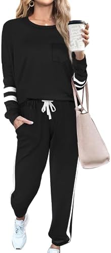 RUBZOOF Lounge Sets for Women 2 Piece Travel Sweatsuits Fall Outfits Loungewear Matching Clothing Set 2025 S-3XL