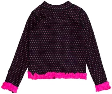 RuffleButts Girls UPF50+ Sun Protected Athletic Active Full Zip Ruffle Jacket