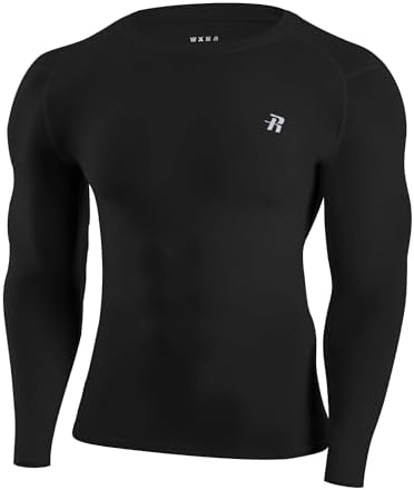 Runhit Long Sleeve Compression Shirts for Men UPF 50+ Men's Compression Shirts Running Athletic Workout Base Layer Runhit Long Sleeve Compression Shirts for Men UPF 50+ Men's Compression Shirts Running Athletic Workout Base Layer