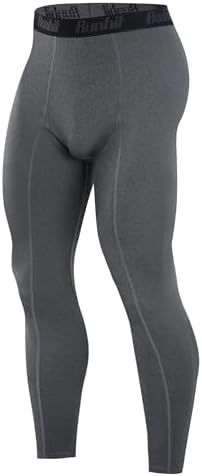 Runhit Men’s Compression Pants Running Tights Workout Leggings Athletic Base Layer Pants for Sports Yoga Basketball