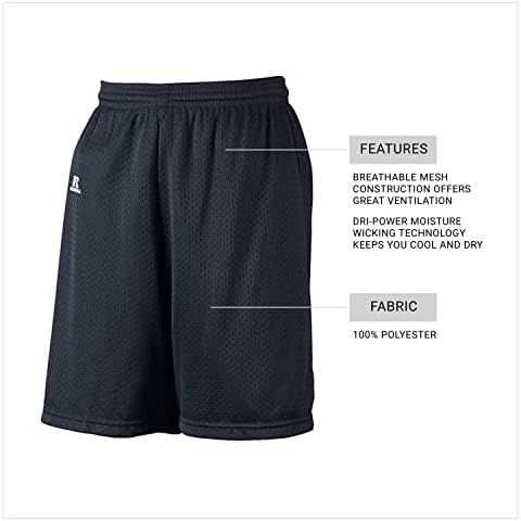 Russell Athletic Big Boys' Youth Mesh Short
