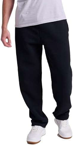 Russell Athletic Men's Dri Power Fleece Open Bottom Sweatpants with Pockets Relaxed Fit Moisture Wicking