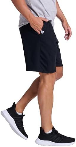 Russell Athletic Men's Relaxed Fit 9" Cotton Shorts With Pockets Adjustable Elastic Waist Sizes S-4X