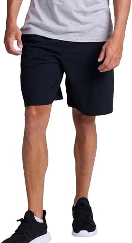Russell Athletic Men's Relaxed Fit 9" Cotton Shorts with Pockets Adjustable Elastic Waist Sizes S-4X