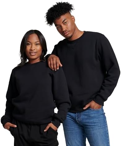 Russell Athletic mens Dri-power Fleece Sweatshirts Moisture Wicking Cotton Blend Relaxed Fit Sizes S-4x