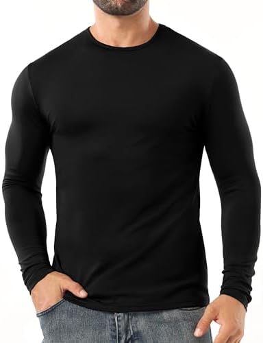 Sailwind Men's Base Layer Thermal Underwear Lightweight Long Sleeve Crew Shirts