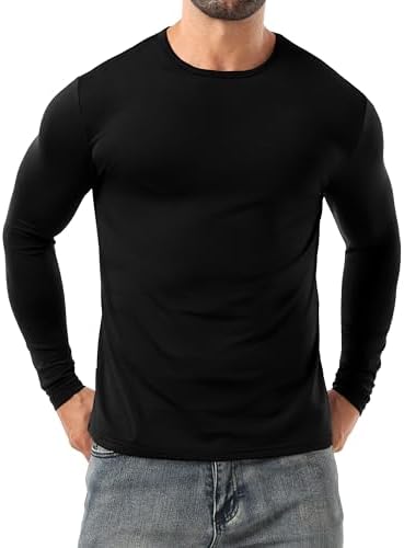 Sailwind Men's Base Layer Thermal Underwear Lightweight Long Sleeve Crew Shirts