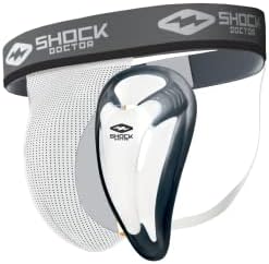 Shock Doctor Jock Straps with Cup Included Cups for Football Baseball. Core Protective Athletic Supporters for Adults. Jockstraps for Men