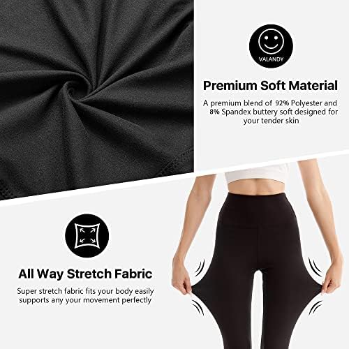 SINOPHANT High Waisted Leggings For Women - Full Length Capri Buttery Soft Yoga Pants For Workout Athletic