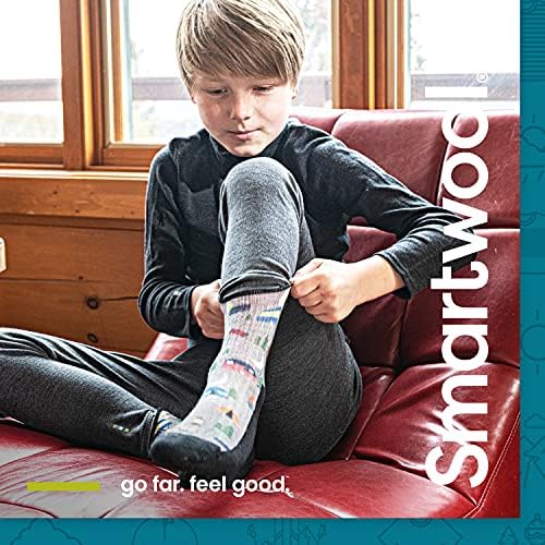 SmartWool Boys Classic Thermal Merino Base Layer 1/4 Zip (Toddler/Little Kid/Big Kid)