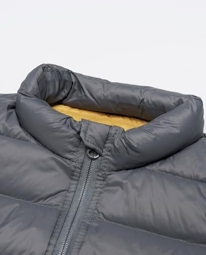 Solomate Boys Winter Down Vest Puffy Stand-up Collar Light Children's Jacket