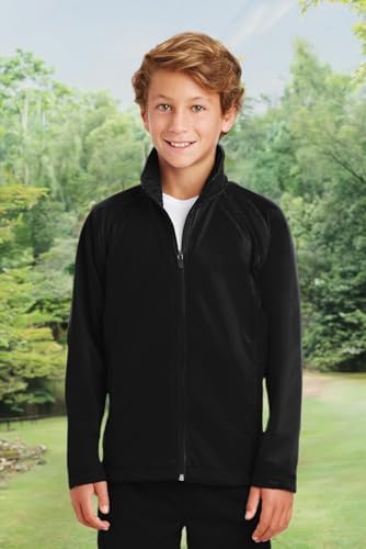 SPORT-TEK Youth Tricot Track Jacket