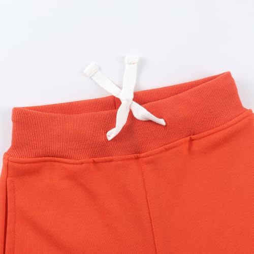 Spring&Gege Boys’ Active Jogger Sweatpants French Terry Sports Track Pants With Pockets