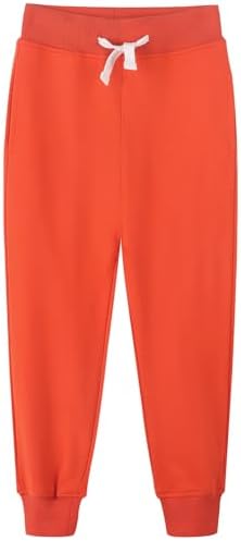 Spring&Gege Boys’ Active Jogger Sweatpants French Terry Sports Track Pants with Pockets