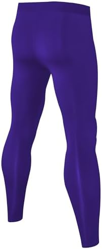 SPVISE 1 Or 3 Pack Men's Sports Compression Pants Running Workout Leggings Dry Fit Gym Basketball Athletic Base Layer Bottoms