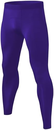 SPVISE 1 or 3 Pack Men's Sports Compression Pants Running Workout Leggings Dry Fit Gym Basketball Athletic Base Layer Bottoms