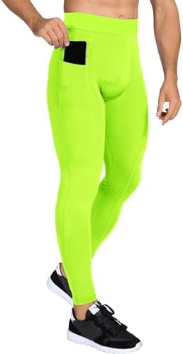 SPVISE Men's Compression Pants Cool Dry Athletic Leggings Workout Running Tights Active Spandex Sports Base Layer Yoga Pants