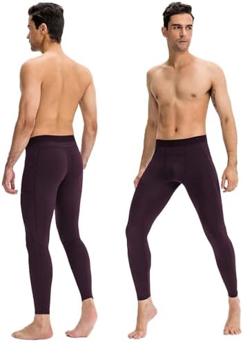 SPVISE Men's Compression Pants Workout Leggings Running Tights Cool Dry Athletic Baselayer Pants For Basketball Yoga Cycling