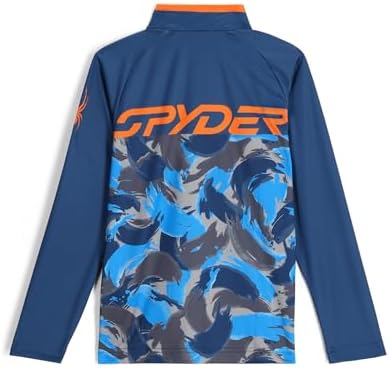 Spyder Boys' Camo Half Zip