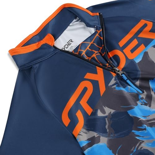 Spyder Boys' Camo Half Zip