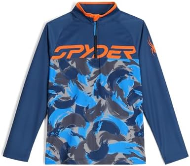 Spyder Boys' Camo Half Zip