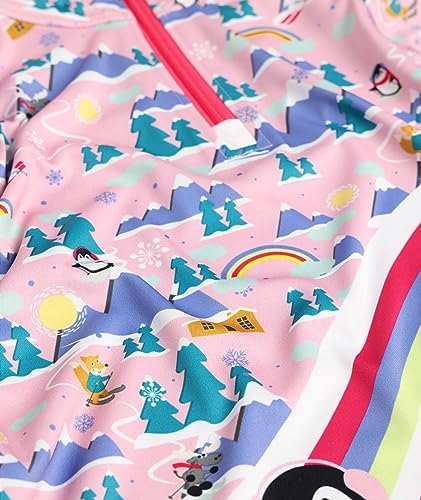 Spyder Girl's Reflect Half Zip T-Neck Ski Base Layer Jacket