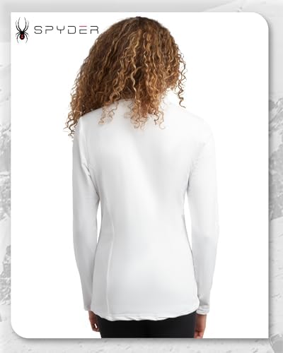 Spyder Womens Quarter Zip Pullover - Performance Fleece 1/4 Zipper Mock Neck Sweatshirt - Athletic Quarter Zip Pullover Women