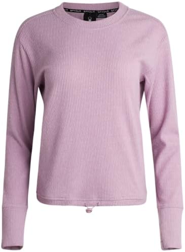 Spyder Womens Sweater - Lightweight Fall Fashion Womens Top - Wind Resistant Cozy Ribbed Pullover Knit Sweaters For Women