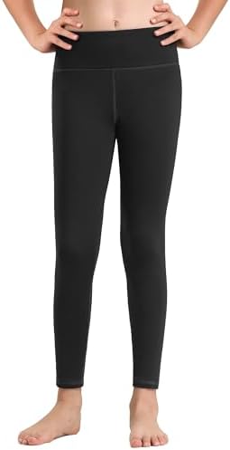 Stelle Girls Athletic Leggings Kids Dance Workout Running Yoga Pants With Hidden Pocket