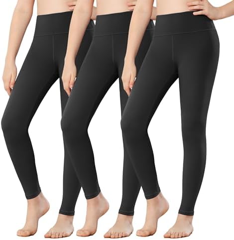 Stelle Girls Leggings Yoga Pants Youth Athletic Dance Running Active Tights Pack