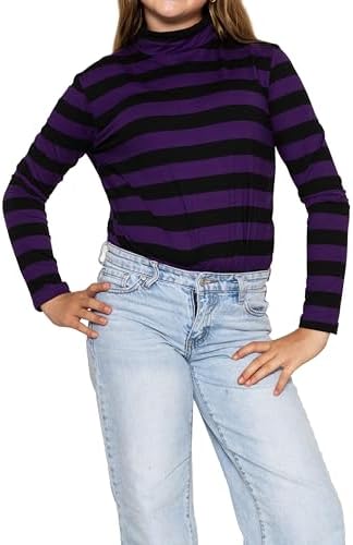 STRETCH IS COMFORT Girl's Oh So Soft Long Sleeve Turtleneck Youth Size 2-16