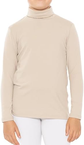 STRETCH IS COMFORT Girl's Oh So Soft Long Sleeve Turtleneck Youth Size 2-16