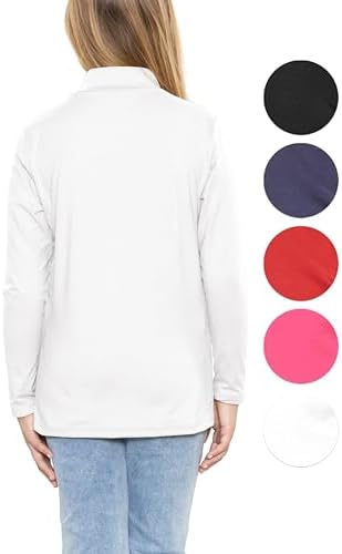 STRETCH IS COMFORT Youth Girl’s Oh So Soft Long Sleeve Mock Neck Top 4-16