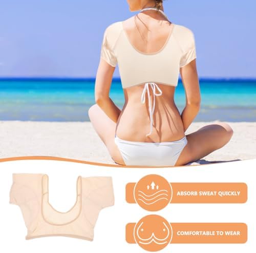 SUPVOX Breathable Sweat Guard Underwear Vest Underarm Sweat Vest Washable Shield For Women Girls Ladies