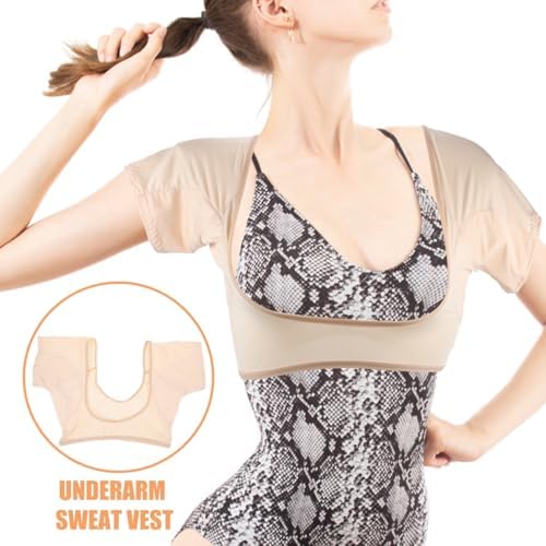 SUPVOX Breathable Sweat Guard Underwear Vest Underarm Sweat Vest Washable Shield For Women Girls Ladies