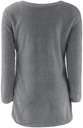 Sweaters For Girls Casual Cute Y2k Crewneck Tops Lightweight Long Sleeve Cozy Fleece Pullovers Kids Fuzzy Sweater