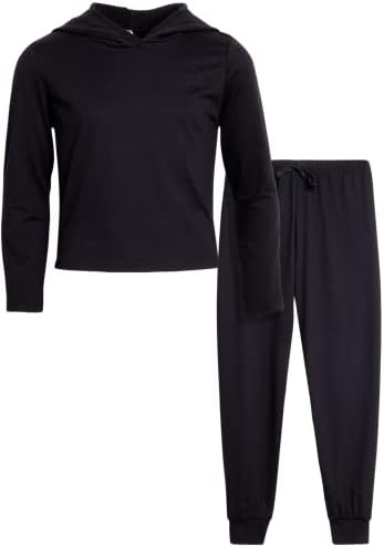 Sweet Hearts Girls Joggers Set - 2 Piece Fleece Pullover Girls Hoodies And Kids Sweatpants Athletic Sets: Made In USA (5-18)