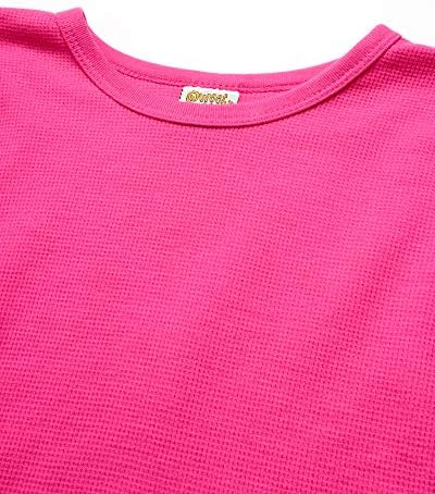 Sweet & Sassy Girls Thermal Underwear - 2 Piece Cozy Thermal Long Sleeve Shirts & Long Johns Base Layer Set (Sizes 2T-16)